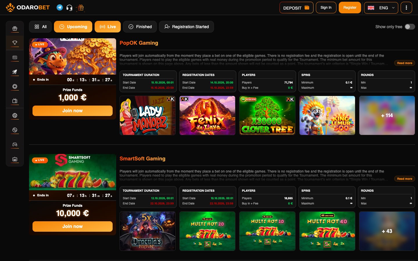 Tournaments with Alvard's custom CSS